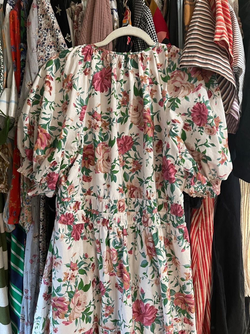 Anthropology The Somerset Puff-Sleeve Maxi Dress - Picture 4 of 5